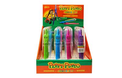 Циркуль S01001AC-PDQ кольоровий в пластиковому пеналі,ТМ"Peppy Pinto"