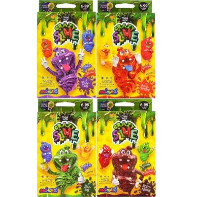 Безпечний освітній набір для проведення дослідів "Crazy Slime 4в1" укр 