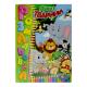 Розмальовка з наклейками-піідказкам  А4,16 стор., обклад. кольорова, глітер,асорті (1/30)