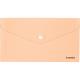 Папка-конверт на кнопці DL, Pastelini, персикова, 1414-42-A (1/12/360)