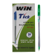 Ручка масляна, 0,7 мм, зелена, TICK, WIN (1/50)
