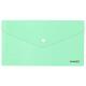 Папка-конверт на кнопці DL, Pastelini, неом'ята, 1414-09-A