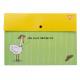 Папка-конверт А4 YES на кнопці Гусь, 491936 (1/12/144)