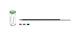 Стержень шар., 0,7 мм,дов-147мм, сын., 4-108, 4Office
