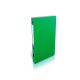 Папка-регистратор Цветная 4 D-кольца., 50мм, А4, зеленая