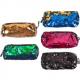 Пенал з паєтками 1 відділення "Мода"  mix 21*7см, 0786P