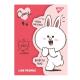 Папка-органайзер YES А4 з фігурним клапаном на липучці "Line Friends. Cony" 492104 (1/32/96)
