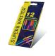 Олівці двусторонні 12 шт.24 кольори, шестигранні,Super  Writer,4110-12CB,ТМ"Marco" (1/12/240)