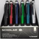 Ручка масляна автоматична Vinson Scholar, 901 зі стилусом (36шт/уп)