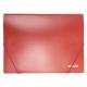 Папка на резинках., А4, PP, красная, 500 мкн., 4-244-01, 4OFFICE 