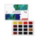 Набір акварельних фарб 16*2,5мл, кювета, картон, ROSA Studio